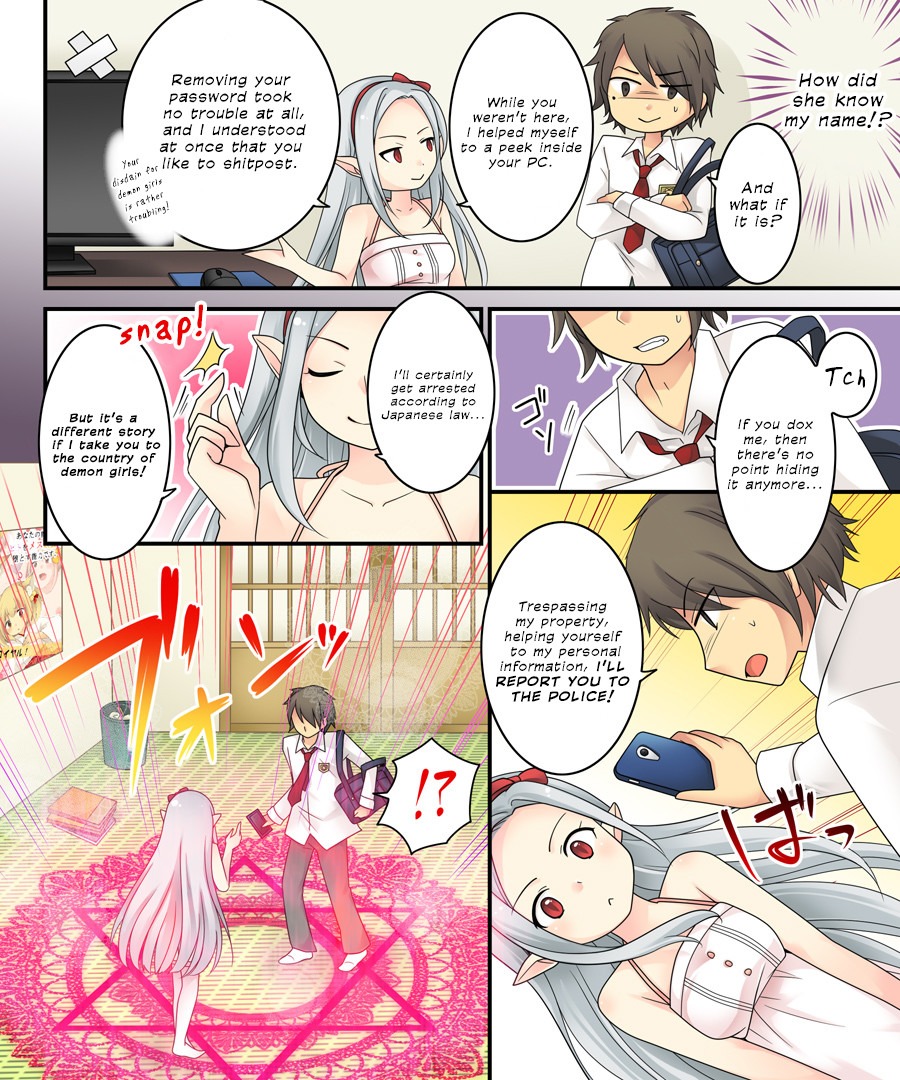 Hentai Manga Comic-The Story of Becoming The Vampire Princess' Little Sister Underling Because You Spammed The Imageboards-Read-6